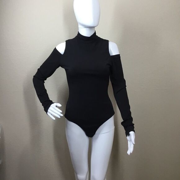 Eliza J Cold Shoulder Bodysuit C4 - Picture 1 of 7